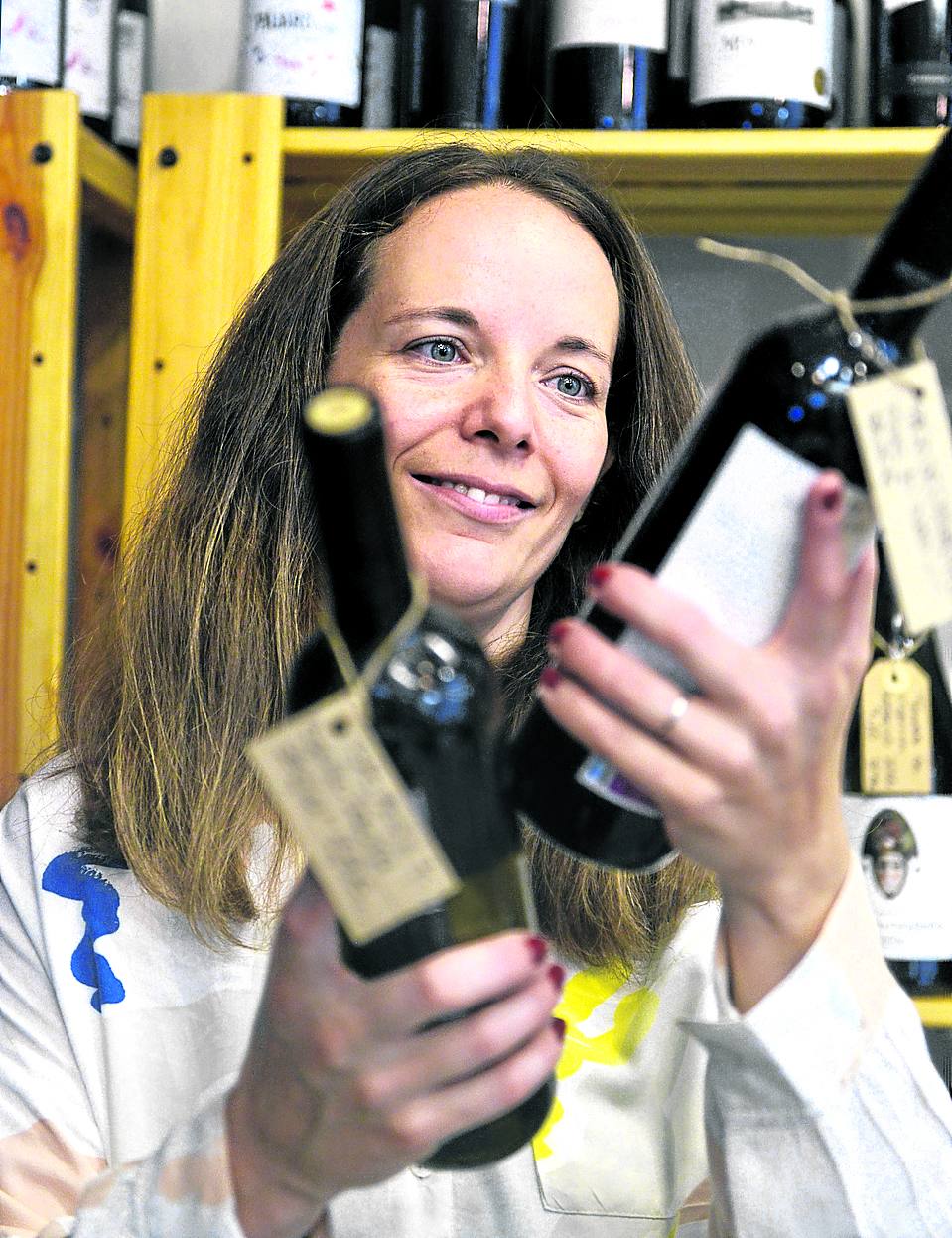 La enóloga Marta Puparelli.