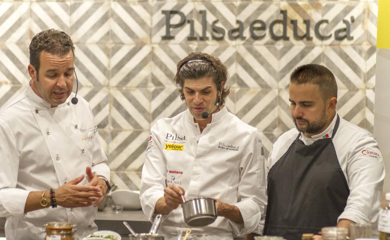 La cocina sensorial de Txema Urda 'pasterminar' la jornada