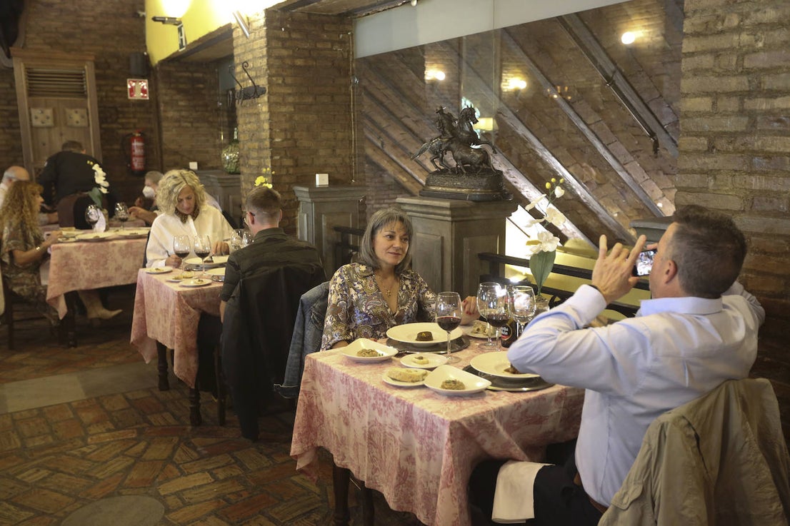 Fotos: El restaurante El Coso acoge un nuevo menú a cuatro manos con toda la sapiencia de la gastronomía murciona