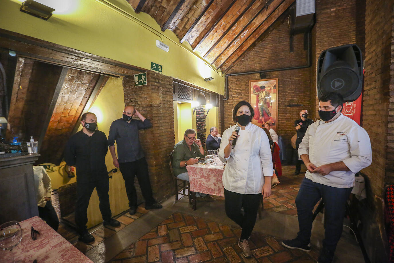 Fotos: El restaurante El Coso acoge un nuevo menú a cuatro manos con toda la sapiencia de la gastronomía murciona