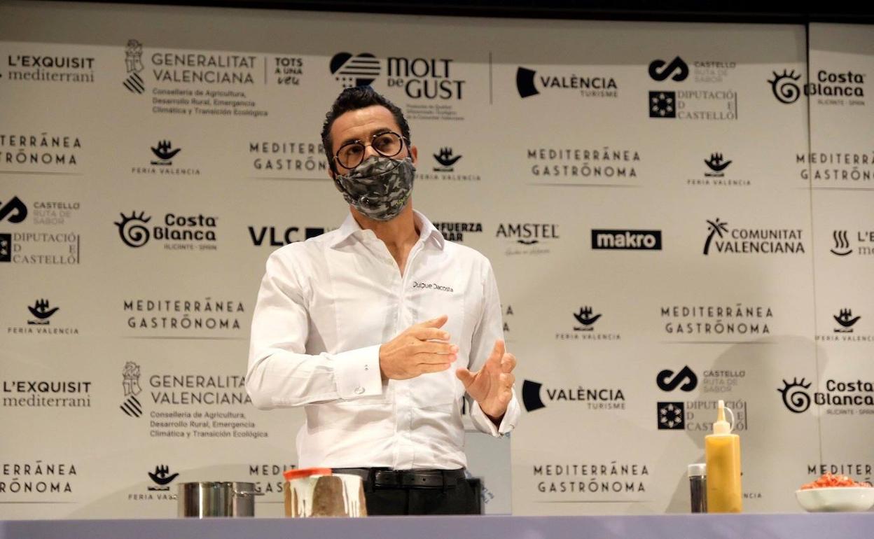 Quique Dacosta, uno de los chefs más estrellados de España. 
