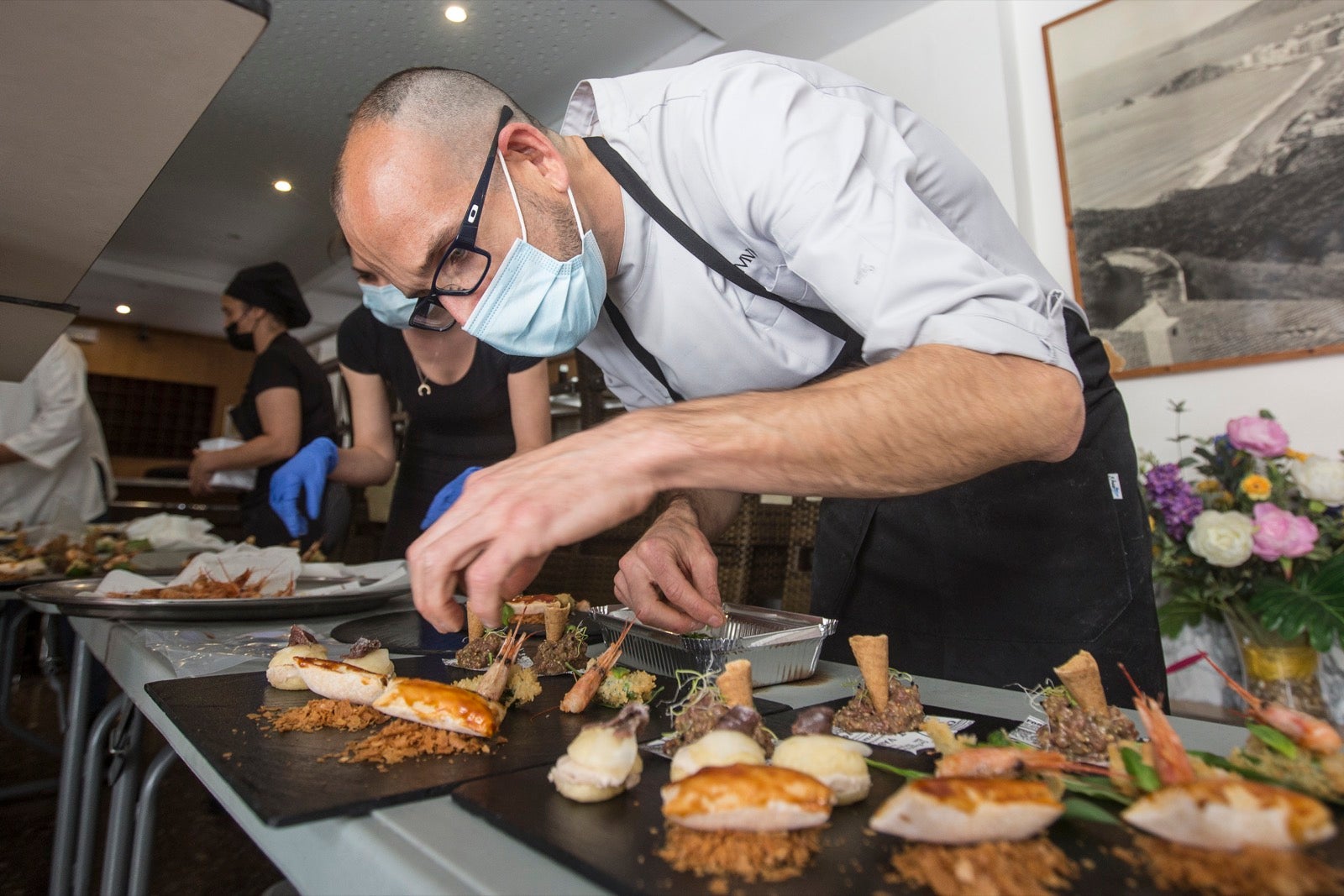 El restaurante Firmvm de Almuñécar, escenario de un menú Estrella Michelin. 