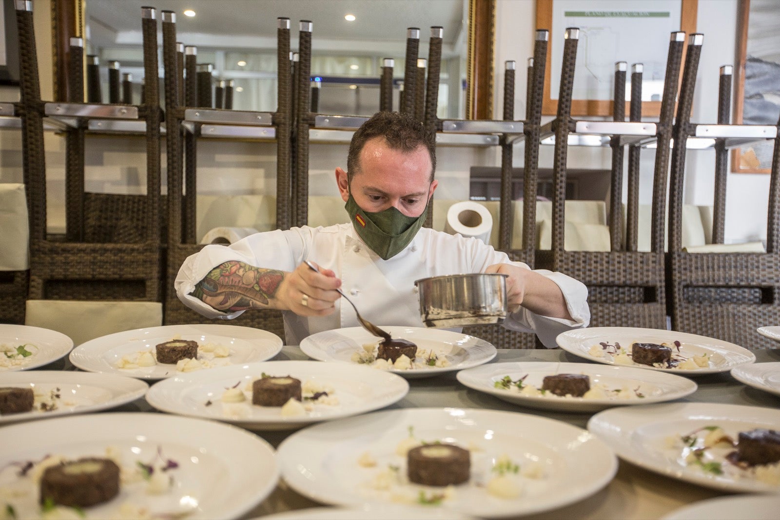 El restaurante Firmvm de Almuñécar, escenario de un menú Estrella Michelin. 