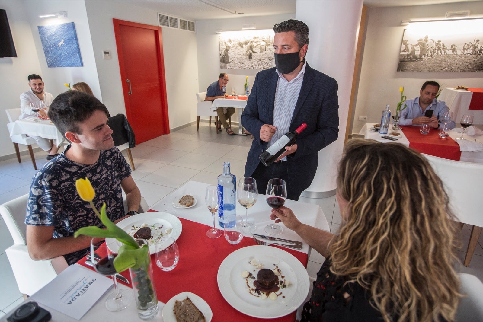 El restaurante Firmvm de Almuñécar, escenario de un menú Estrella Michelin. 