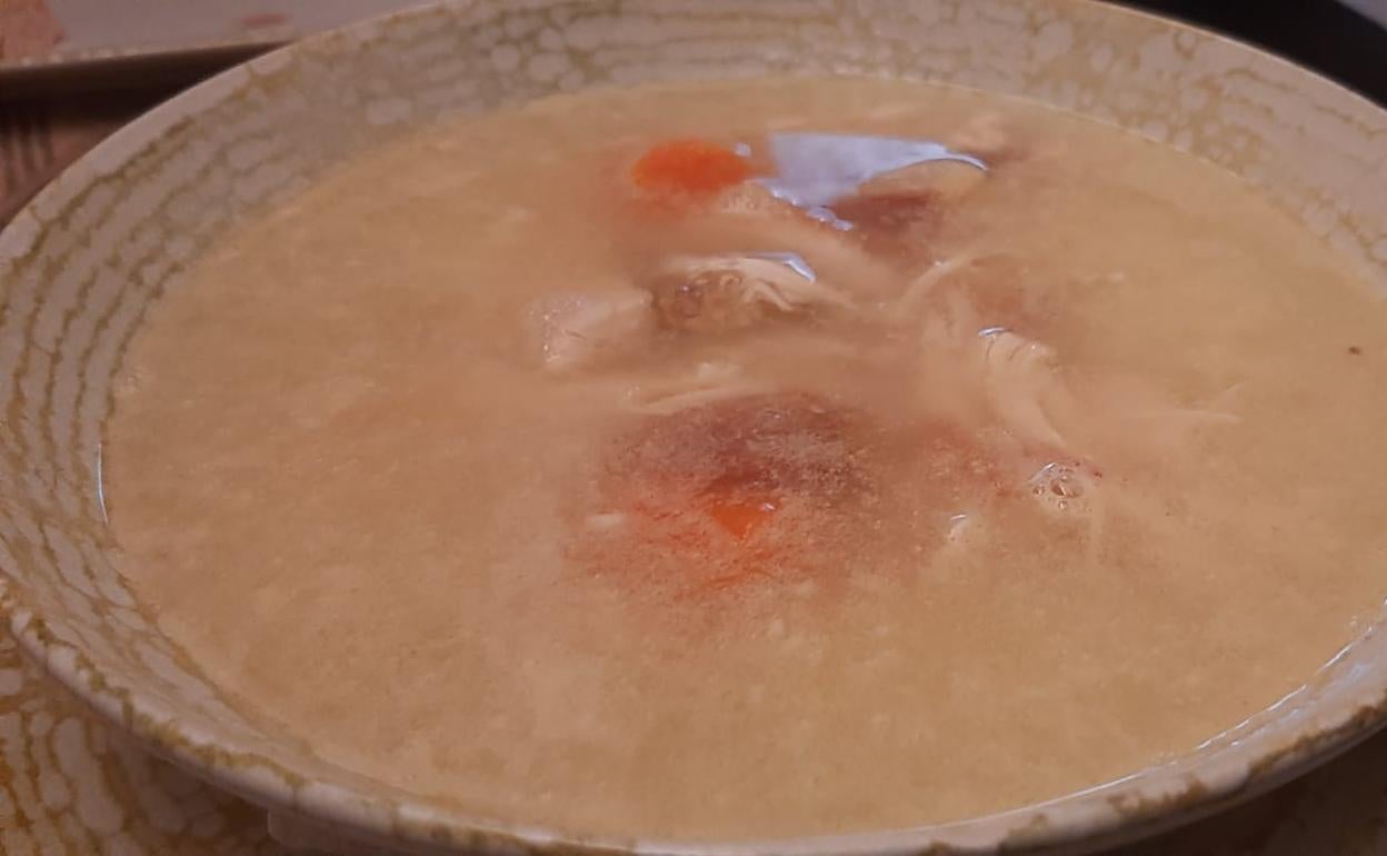 Sopa de picadillo, de 'La Tinaja' de Guadix