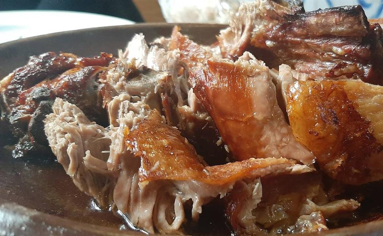 Un costillar de cordero lechal de 'Poetas andaluces'