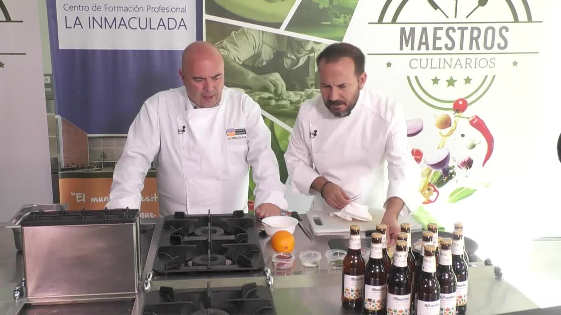 Tiradito de corvina y cítrico de Al punto y coma por Víctor Rodríguez
