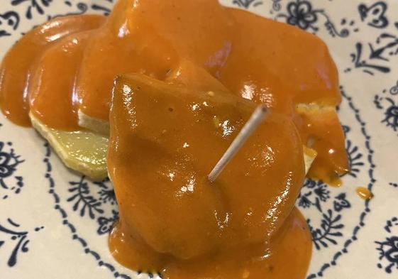 Una de las tapas más especiales del bar San Remo.