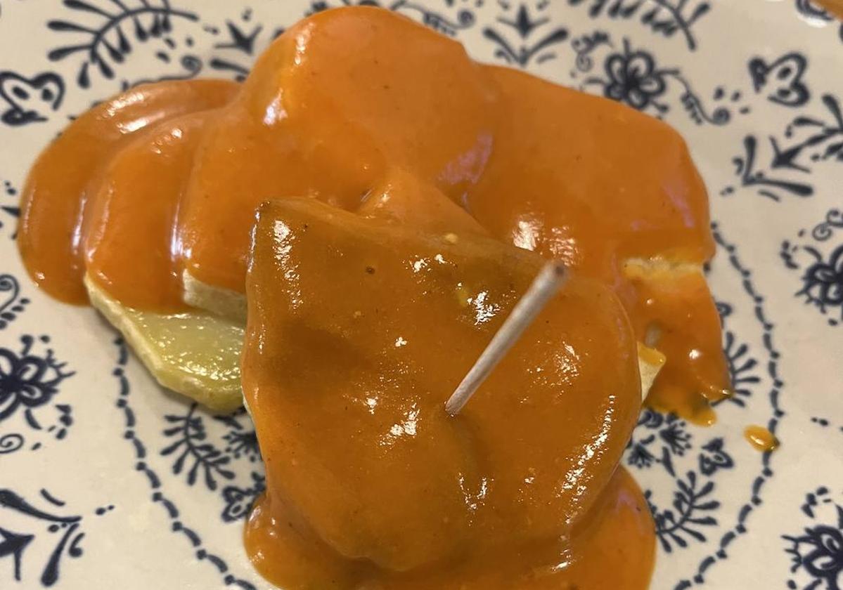 Una de las tapas más especiales del bar San Remo.