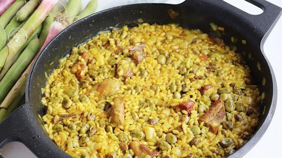 Cocina de 'Graná: Arroz con costillas, habas y alcachofas de la Vega
