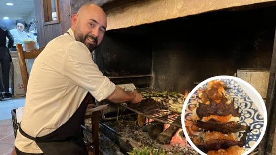 Los famosos calçots y casquería fina de El Gallo de Nívar