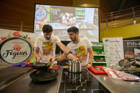 Momento de la final del concurso gastronómico.