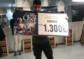 Pablo Donadío, ganador de la X edición de GranaJovenChef.