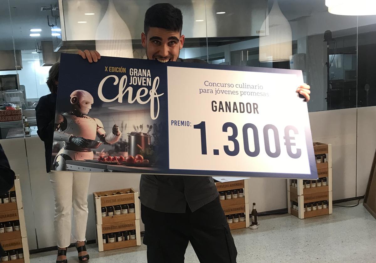 Pablo Donadío, ganador de la X edición de GranaJovenChef.