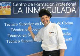 Fernando Pérez en el Centro de Formación Profesional La Inmaculada.