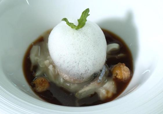 Olla de San Antón con boquerones en vinagre