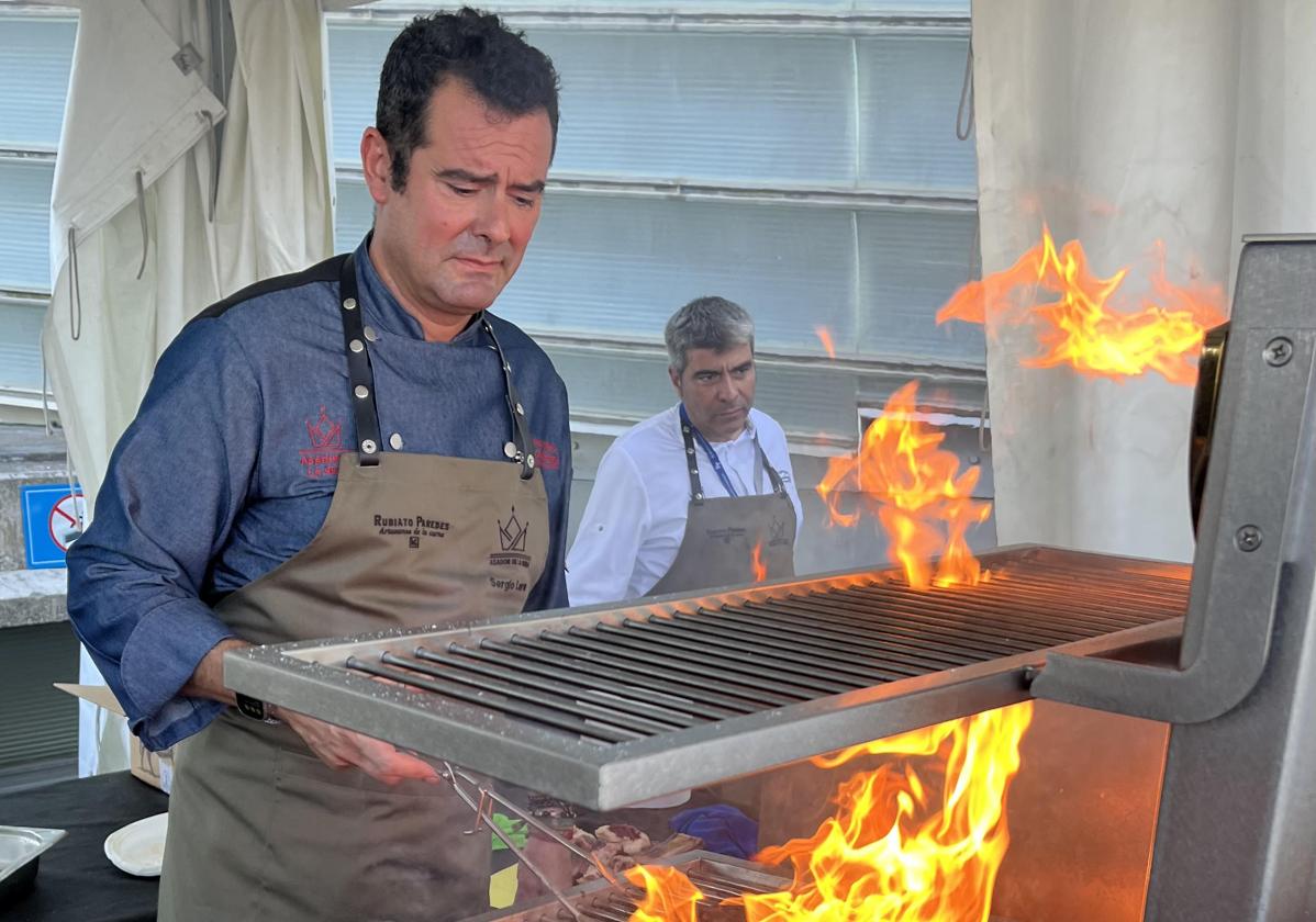 Sergio Lara, maestro en el arte de asar