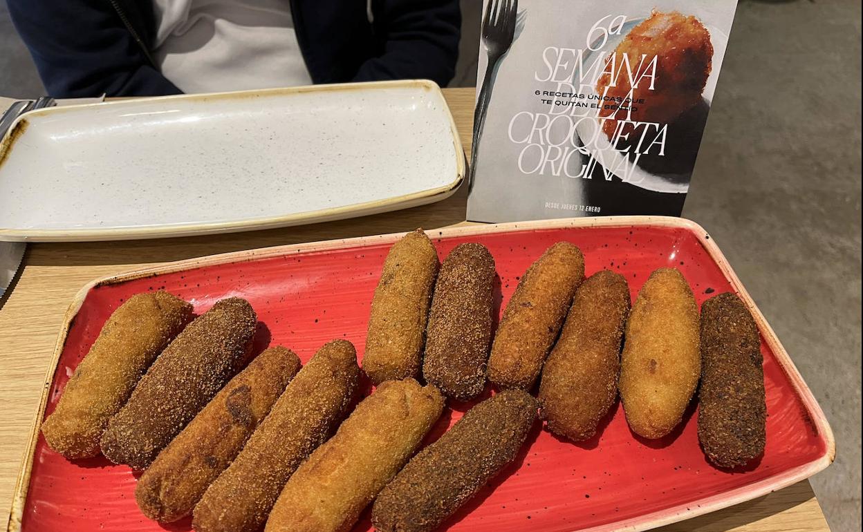 Las croquetas de Sancho Original. 