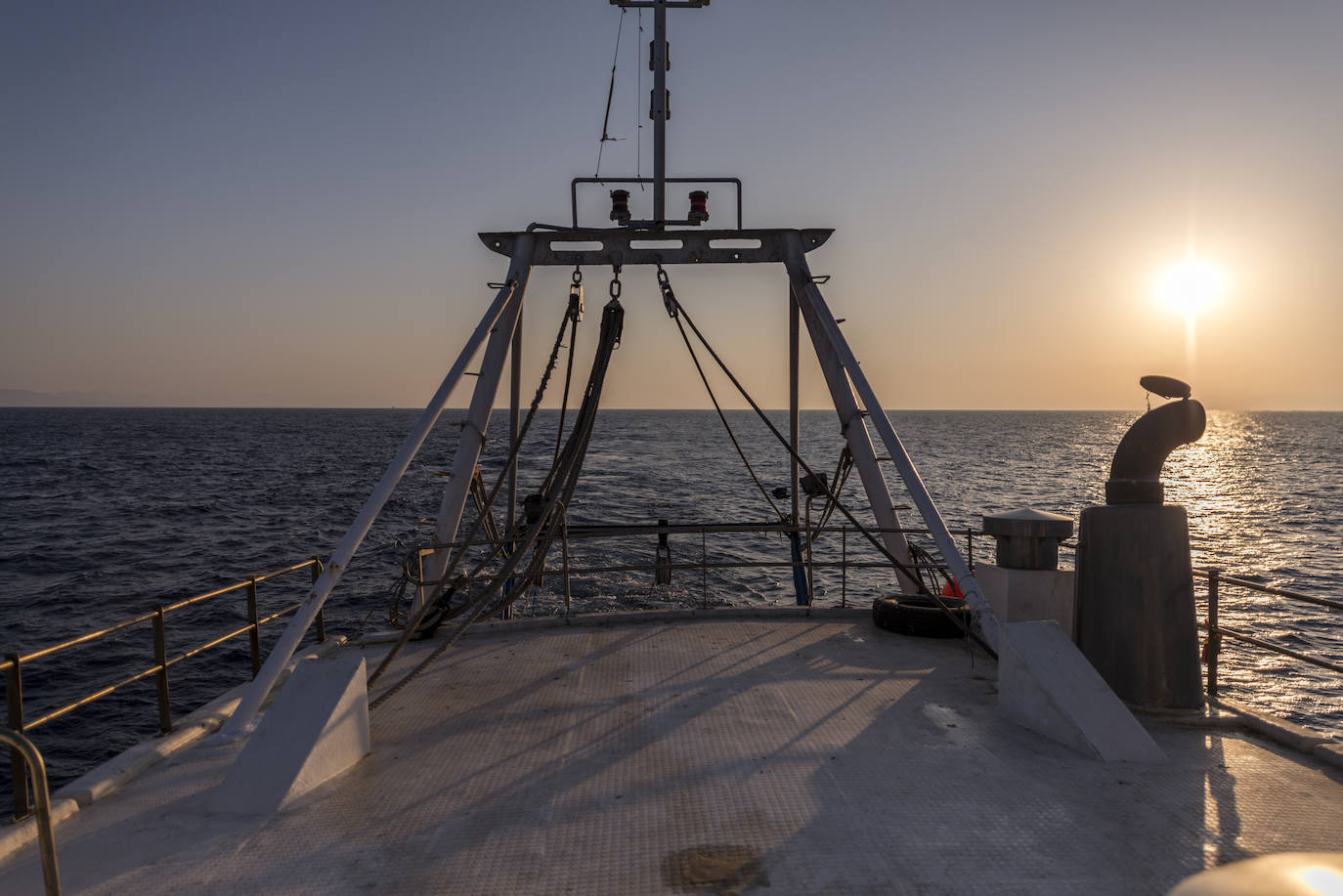 Fotos: Así se pesca la gamba roja de Garrucha