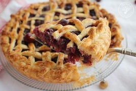 Receta de tarta de cerezas con un toque de vainilla