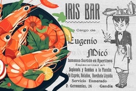 ¿De dónde vinieron las gambas a la plancha?