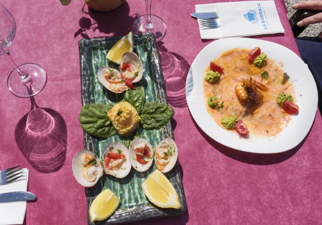 Conchas finas, una de las especialidades de La Barraca