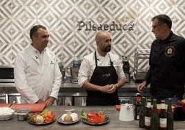 Francis Rodríguez en su visita a Maestros Culinarios.