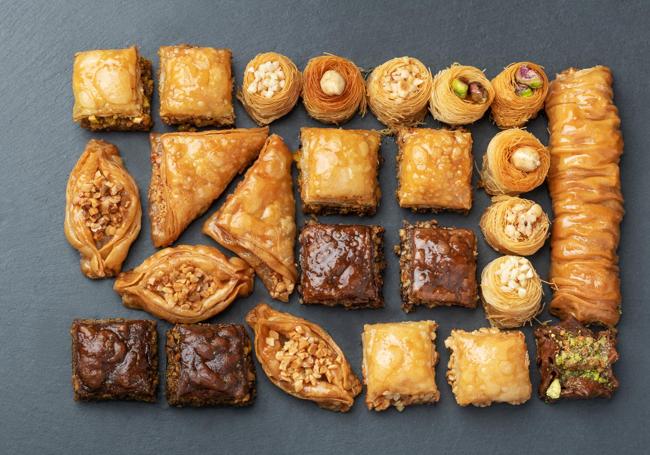 Surtido de dulces de Ziríes.