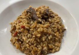 El arroz meloso con rabo de toro de La Recacha