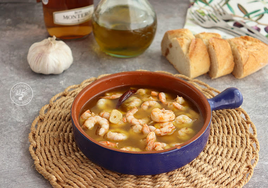 Gambas al Ron Montero de Motril de la Costa Tropical