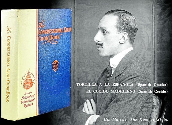 Las recetas de cocina de Alfonso XIII