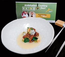 La exquisita elaboración con berenjena disfrutada en Atelier Casa de Comidas.