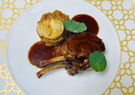 El bocado de cordero segureño que Luismi Luque, chef de El Claustro, propone para Navidad.