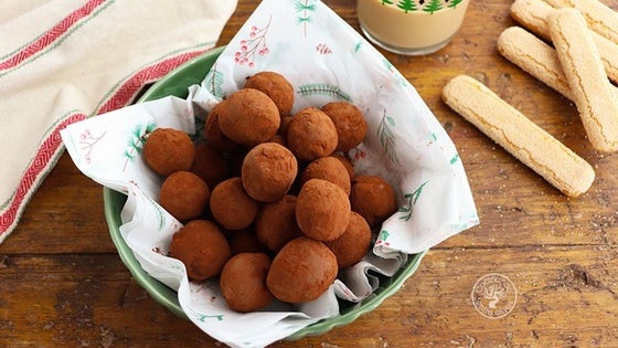 Trufas de chocolate negro y crema de whisky