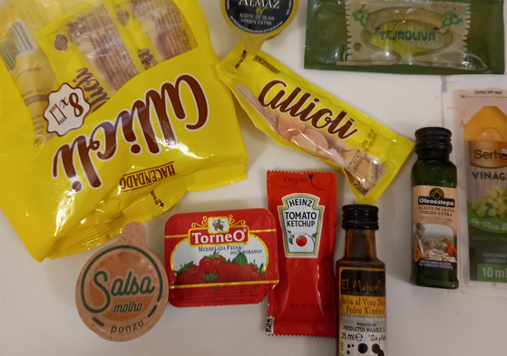 Surtido de monodosis, prestas a desaparecer.