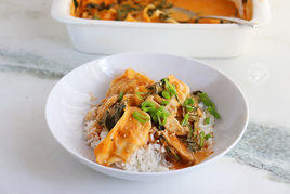 Gyozas de pollo al horno 'One pot': exotismo y sabor
