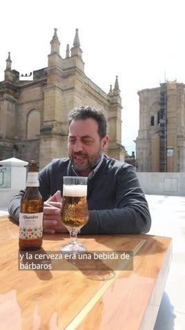 Una Alhambra con Daniel Castro en la terraza del futuro Hotel Claridge