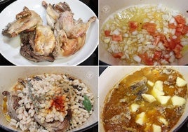 Habichuelas con perdiz