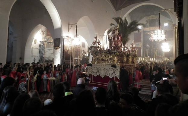 La Hermandad ha realizado un acto interno en San Miguel. 