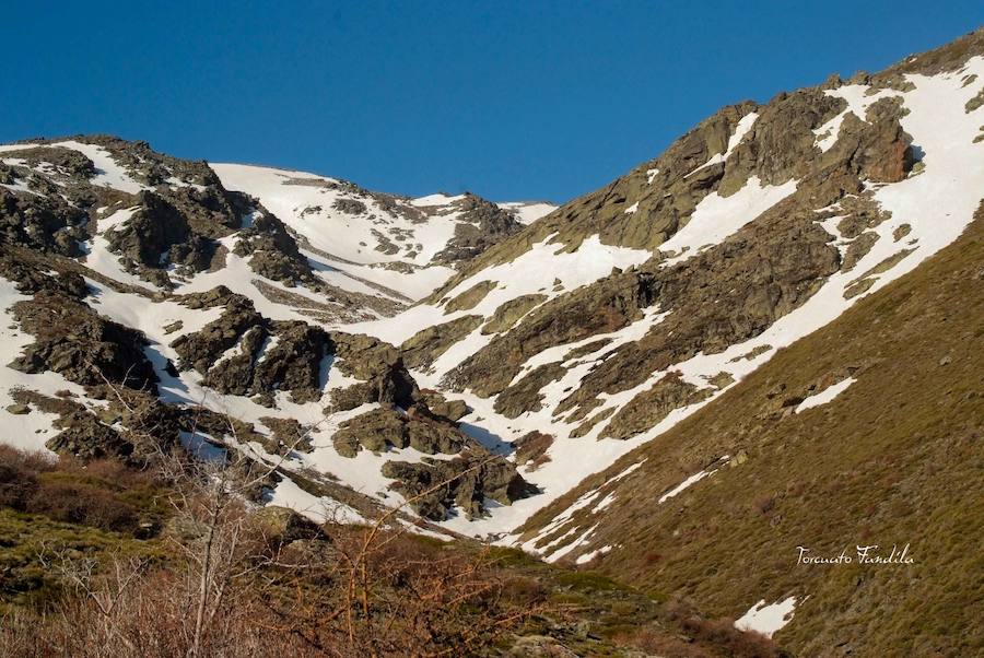 Las precipitaciones de los últimos meses han permitido que el deshielo en el Alhorí sea un gran espectáculo de la naturaleza en este último tramo de la primavera. 