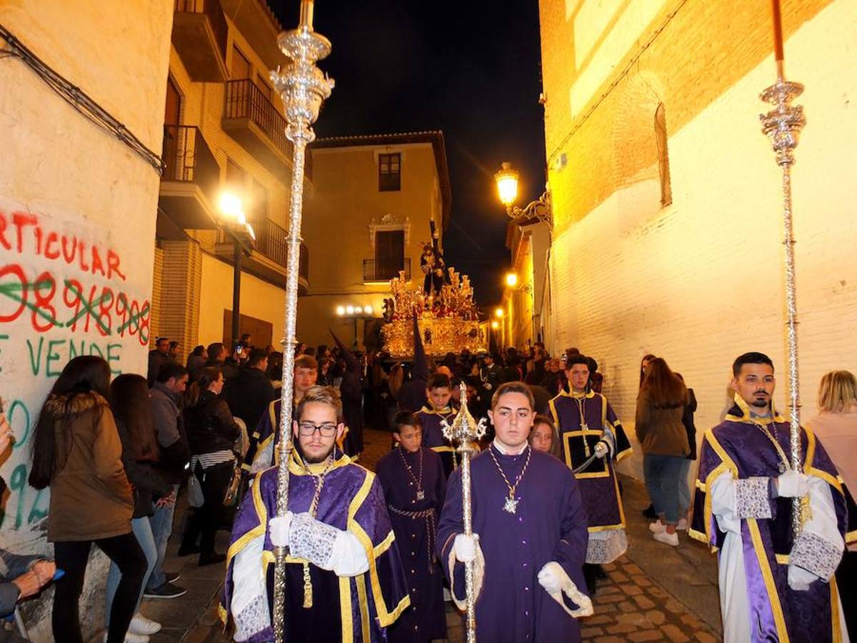 La hermandad del Nazareno mantuvo el acto de imposición de las llaves a la imagen de Jesús Nazareno, pese a que recientemente la clausura haya cerrado sus puertas. La persona encargada de subir a la peana para poner las llaves del convento en las manos del Nazareno fue Francisco Gabarrón Navarro