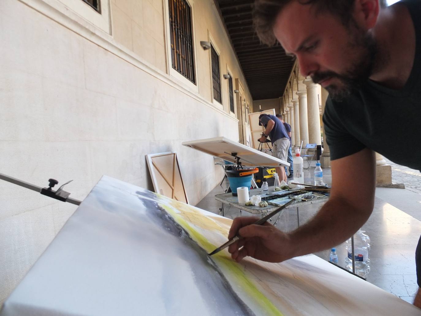 Guadix posa en una nueva edición del Certamen de Pintura Rápida
