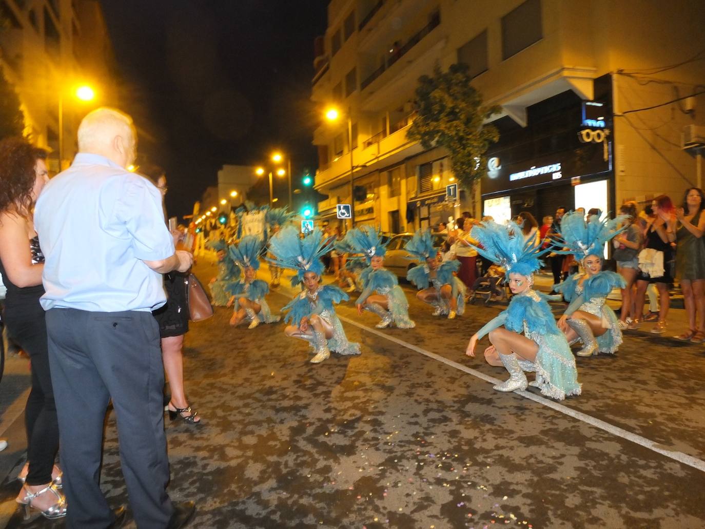 Cascamorras participó en el desfile. 