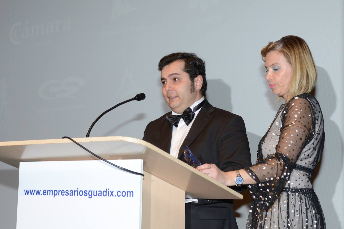 Entrega de los premios de la gala de la Asociación Intersectorial. 