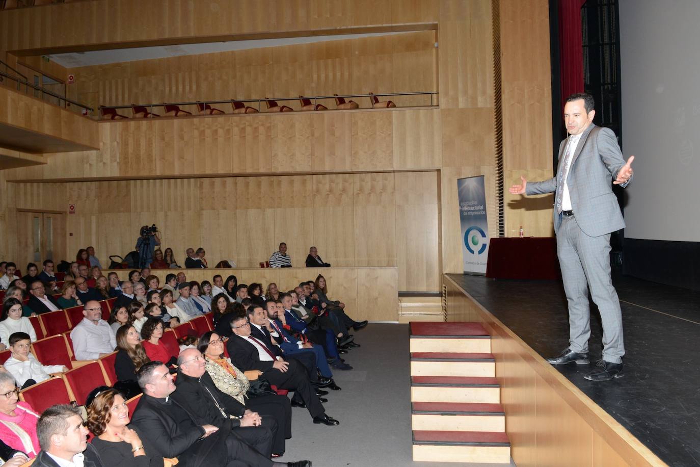 Entrega de los premios de la gala de la Asociación Intersectorial. 