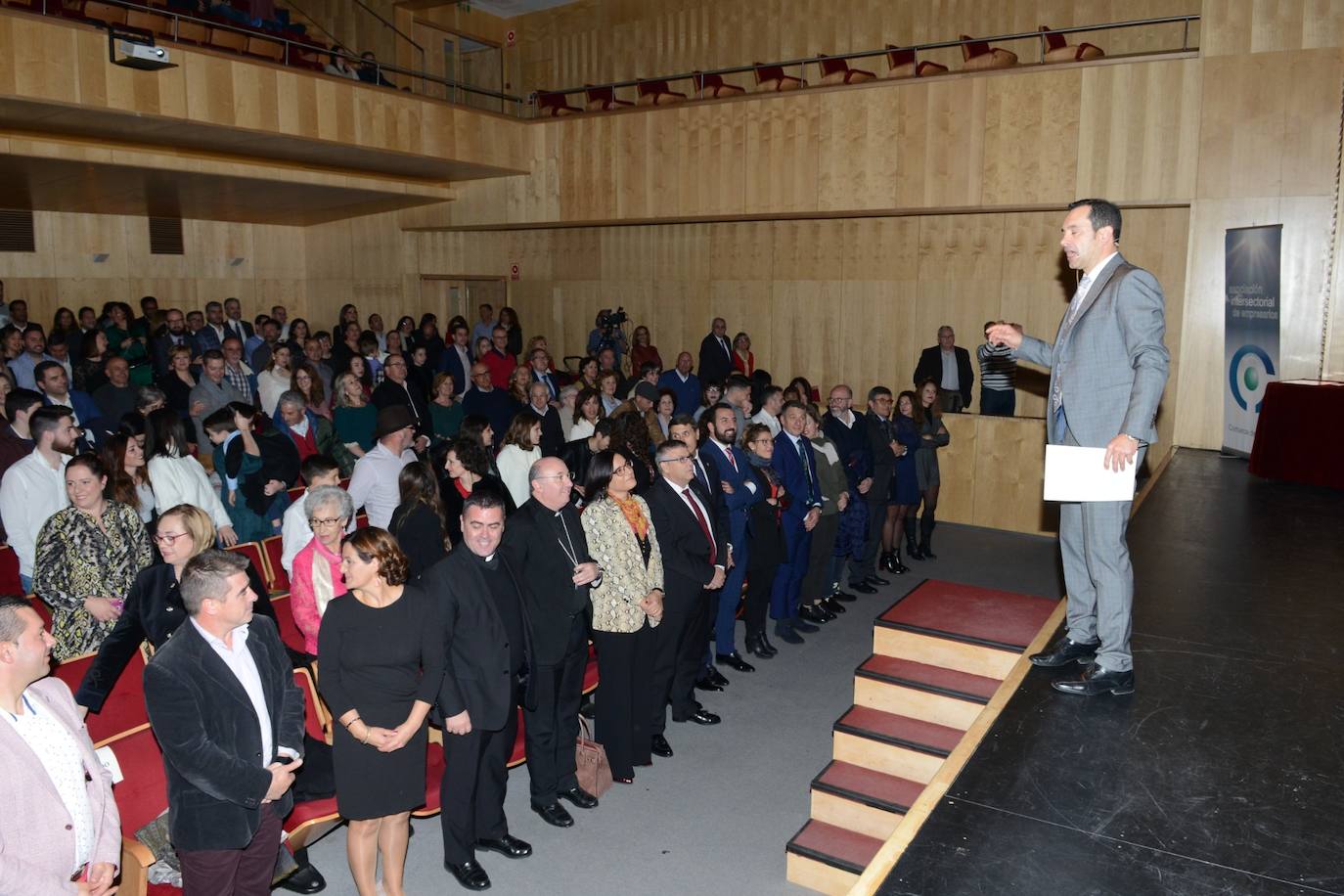 Entrega de los premios de la gala de la Asociación Intersectorial. 