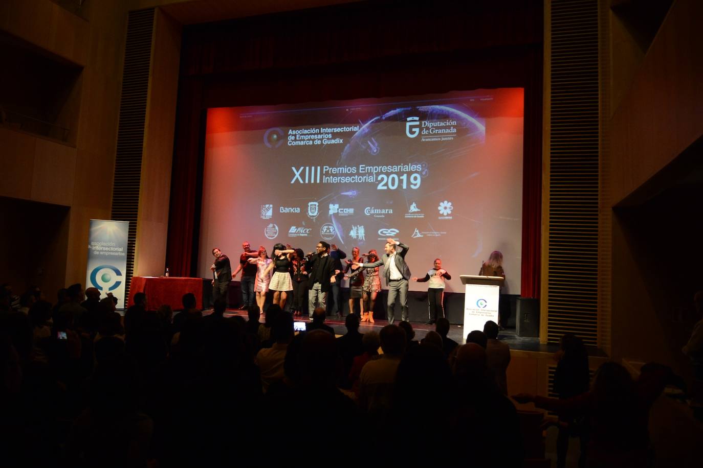 Entrega de los premios de la gala de la Asociación Intersectorial. 