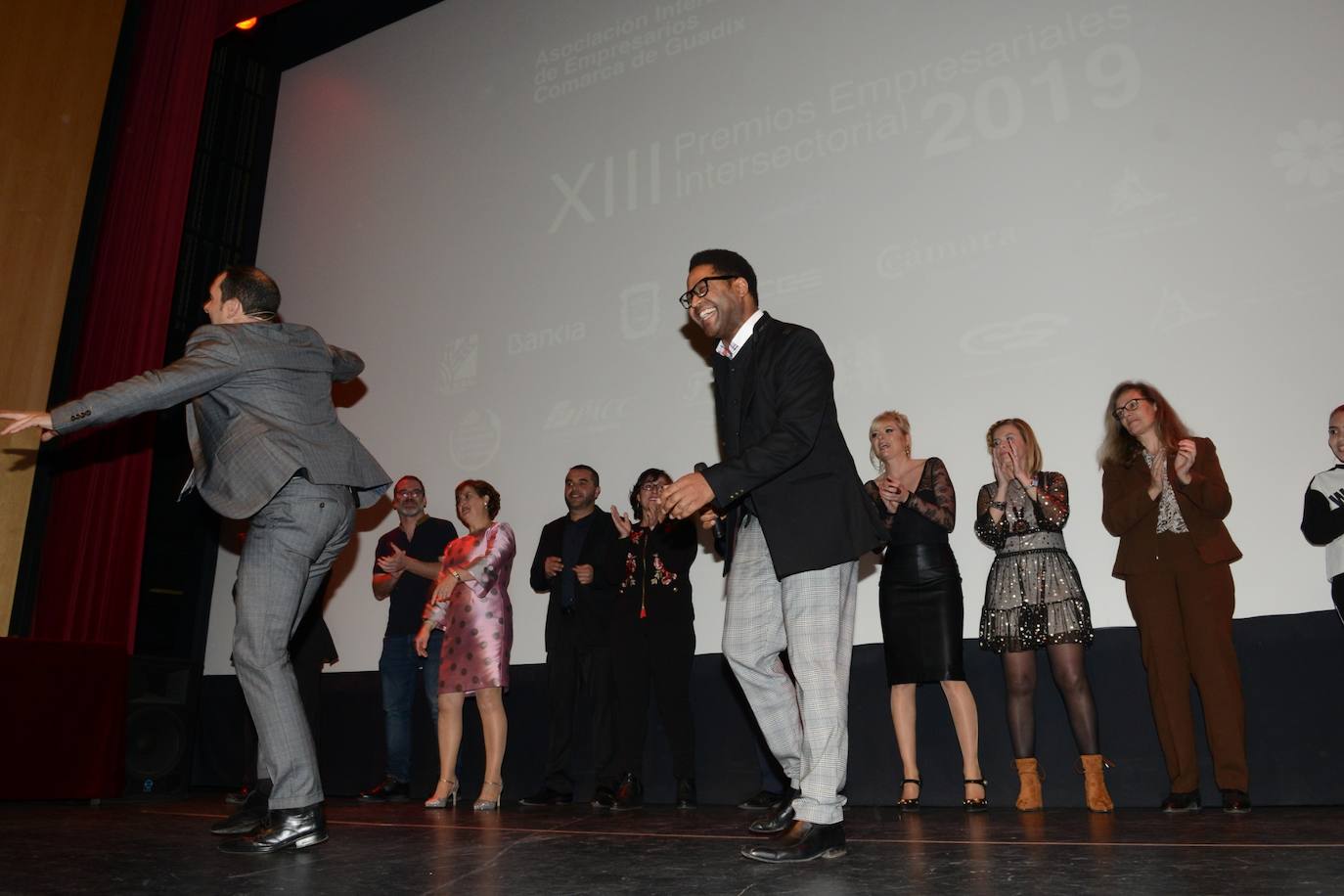 Entrega de los premios de la gala de la Asociación Intersectorial. 