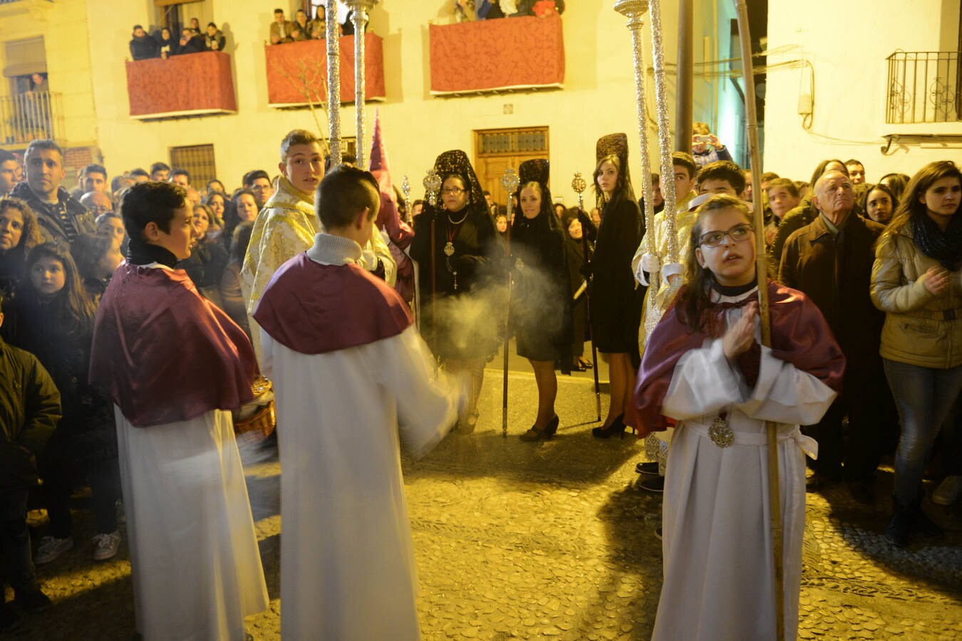 Cientos de personas en las calles de Guadix para vivir el Martes Santo de años anteriores