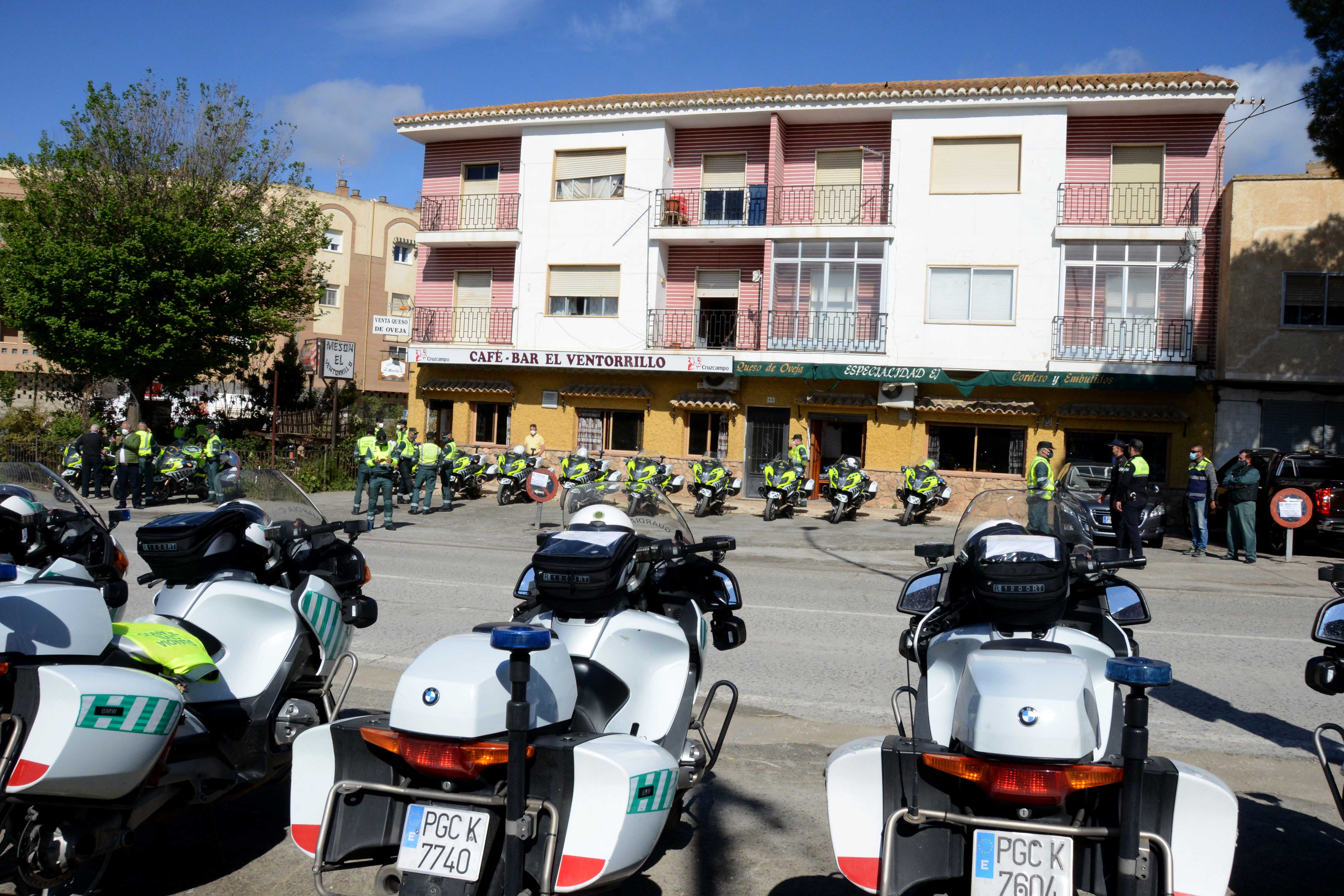 Los efectivos pertenecen a la Escuela de Tráfico que la benemérita tiene en Mérida
